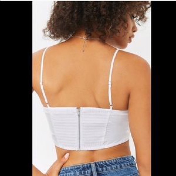 Forever 21 Asymmetrical Bow Crop Cami - Picture 2 of 7